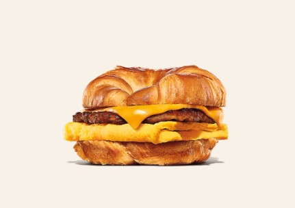 Sausage Egg & Cheese Croissan'wich - Burger King Menu