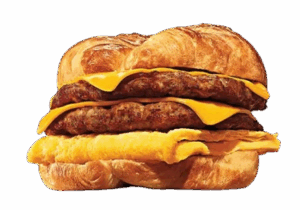Double Sausage, Egg & Cheese Croissan'wich