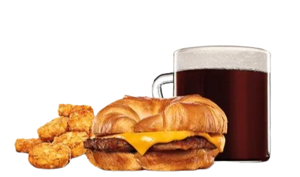 Burger King Sausage & Cheese Croissan’wich | BK Breakfast