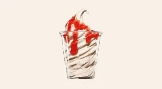 Burger King Strawberry Sundae