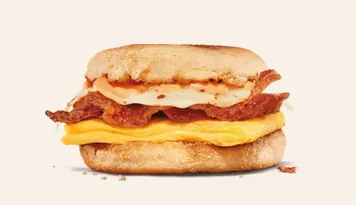 Fiery Bacon English Muffin