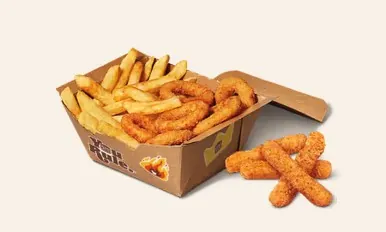 Garlic Parmesan Chicken Fries Snack Box