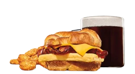 Bacon, Egg & Cheese Croissan'wich Combo