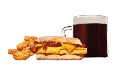 Bacon, Egg & Cheese English Muffin Combo