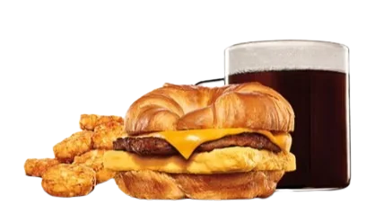 Sausage, Egg & Cheese Croissan'wich Combo