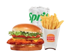 Spicy Deluxe Crispy Chicken Sandwich Large Combo
