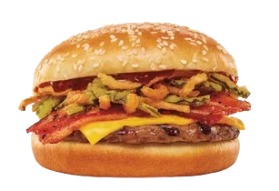 Burger King Maple Bacon BBQ Whopper Jr.